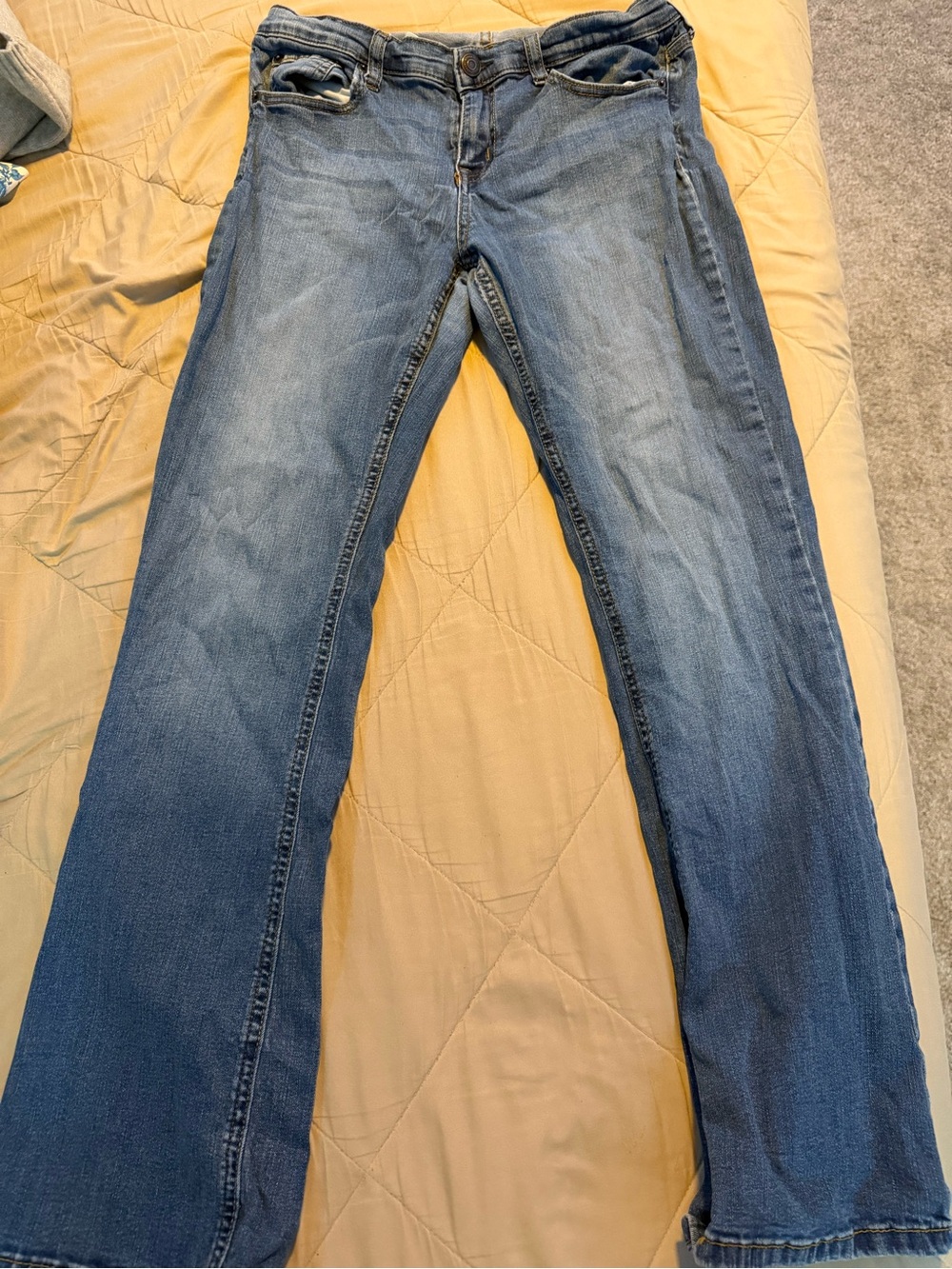 Aeropostale Light Blue Denim Jeans with Contrast Stitching